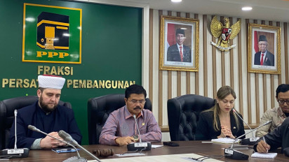 Delegasi Ukraina Serukan Dukungan Terhadap Konflik dengan Fraksi PPP di Gedung DPR