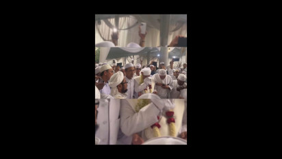 Habib Rizieq Tak Kuasa Menahan Tangisnya saat Mempersunting Syarifah Mona Hasinah Alaydrus