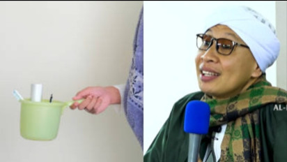 Memangnya Sah dan Boleh Jika Wudhu dengan Cara Tangan Dimasukkan ke Dalam Gayung? Ini Penjelasan Buya Yahya