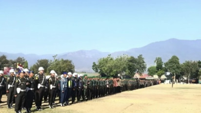 Amankan Kunjungan Kerja Jokowi, Polres Banggai Siagakan Ratusan Personel