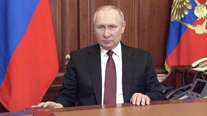 Putin Nyatakan 24 Maret Hari Berkabung Nasional di Rusia