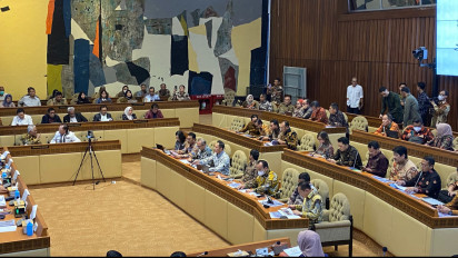 AHY Rapat Perdana di DPR RI sebagai Menteri ATR/BPN Baru: Mudah-mudahan Dapat Banyak Masukan