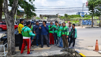 Viral Keributan Antar Driver Ojol di Depan Stasiun Poncol Semarang, Polisi Jelaskan Pemicunya