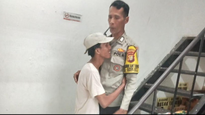 Pelaku Pencurian Minyak Wangi di Minimarket Kawasan Kemayoran Minta Maaf Depan Istri
