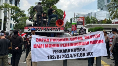 Massa Bubarkan Lembaga Peradilan jika Hakim PTUN Jakarta dan Mahkamah Agung Tak Bebas dari Mafia