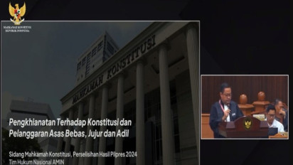Kuasa Hukum Timnas AMIN Bacakan Satu Ayat Al-Quran di Sidang PHPU 2024