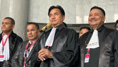 Yusril Nilai Anies Berapi-api Saat Pidato di Sidang Sengketa, Sentil Permohonannya Hanya Sebatas Narasi dan Asumsi