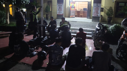 Meresahkan, Polres Blitar Kota Amankan Sekelompok Pemuda Bersenjata akan Perang Sarung