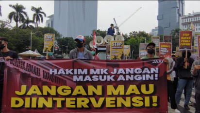 Massa JARI 98 Beri Dukungan ke Hakim MK Bebas dari Segala Intervensi dan Hormati Hasil Pemilu 2024