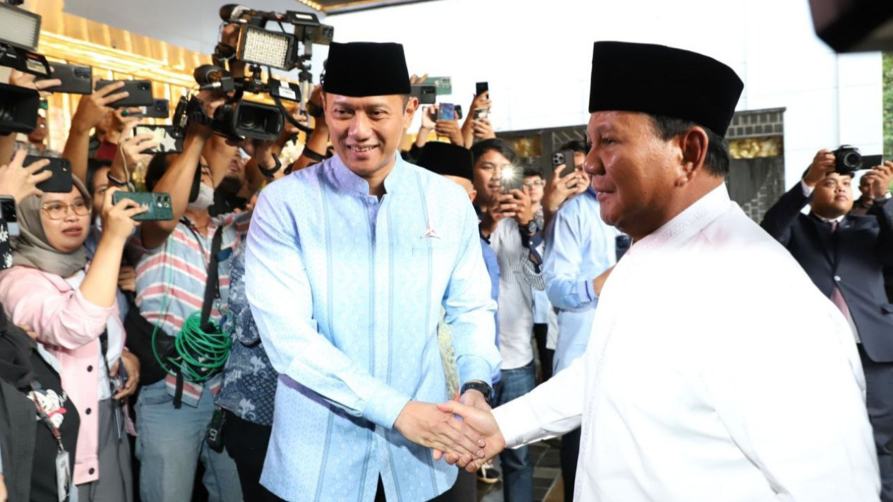 AHY Bocorkan Perintah Prabowo Subianto soal Kader Demokrat Masuk Kabinet Pemerintahan 2024-2029
            - galeri foto