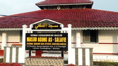 Pernah Hancur Disapu Tsunami Letusan Gunung Krakatau, Masjid Agung As Salafie Caringin Masih Berdiri Kokoh Hingga Saat Ini