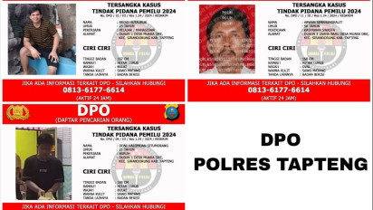 Polres Tapteng Terbitkan Tujuh DPO Tersangka Tindak Pidana Kasus Pemilu 2024, Ini Daftarnya