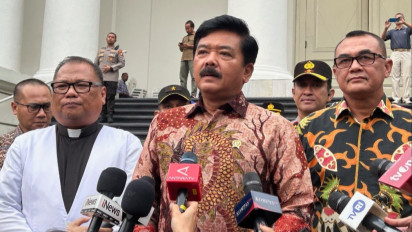 Menko Polhukam Hadi Tjahjanto Kunjungi GPIB Immanuel, Saksikan Jumat Agung
