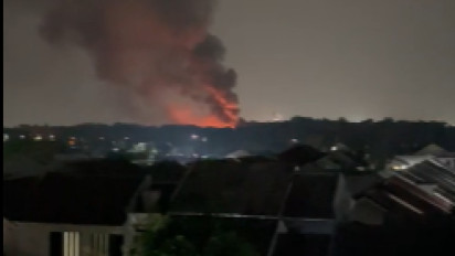 Detik-detik Ledakan Besar Gegerkan Warga Kota Bekasi, Diduga dari Gudang Peluru