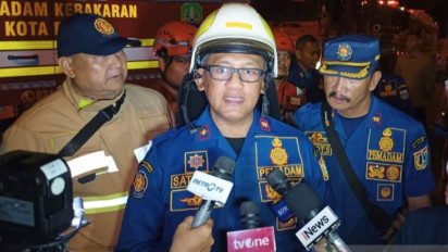 Kondisi Terkini! Gulkarmat DKI: Masih Ada Titik Api di Gudang Amunisi