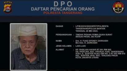 Palsukan Dokumen Tanah, Fuad Effendy Zarkasih Jadi Buronan Polisi