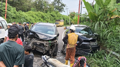 Oknum Anggota Polri Tabrak Mobil Plat Merah Berisi Istri Pj Wali Kota Padangsidimpuan, Polisi Akan Lakukan Tes Urine
