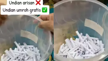 Undian umrah gratis Masjid Hanna Samsiah Maros