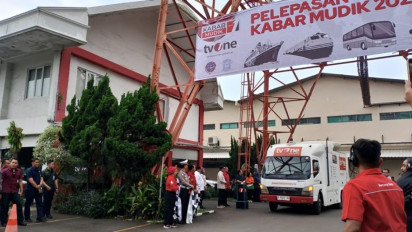 Lepas Tim Liputan Mudik tvOne, Menhub: Selamat Bertugas!