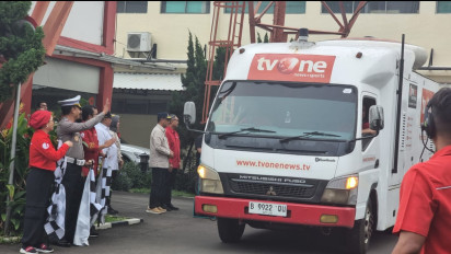 Tim Arus Mudik tvOne Resmi Dilepas, Menhub Imbau Tak Mudik di H-3 Lebaran