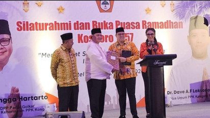 Kosgoro 1957 Dukung Airlangga Kembali Pimpin Golkar Periode 2024-2029