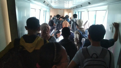 Info Mudik, Pemudik Pejalan Kaki di Pelabuhan Merak Mulai Ramai