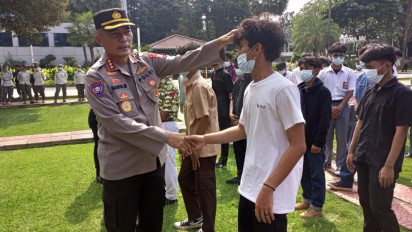 Terlibat Konvoi dan Hendak Tawuran, 170 Remaja Dikumpulkan di Balaikota DK