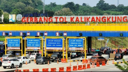 Info Mudik, Gerbang Tol Kalikangkung Dilewati 56 Persen Pemudik, Polri Upayakan Menghindari Macet dan Kecelakaan