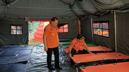 BPBD Semarang Dirikan Posko Mudik di Gombel, Dilengkapi Tempat Tidur, Toilet dan Dapur Umum