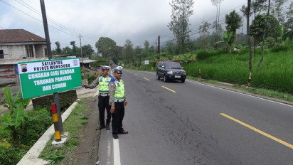 Info Mudik: Waspada Turunan Tajam Jalur Wonosobo–Temanggung, Ini Penjelasan Polisi
