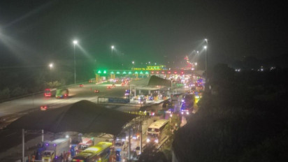Kabar Mudik: Bus Pemudik Mulai Dominasi Tol Jakarta - Cikampek di H-5 Lebaran