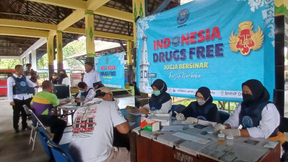 Mudik Lebaran 2024, Sopir Bus di Terminal Jombor Sleman Jalani Tes Urine dan Kesehatan