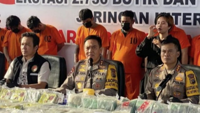 Polda Riau Amankan 107Kg Sabu-sabu dan Ribuan Pil Ekstasi