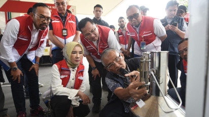 Dirut Pertamina Turun Langsung Pantau Kesiapan Satgas Lebaran Pertamina di Jawa Barat