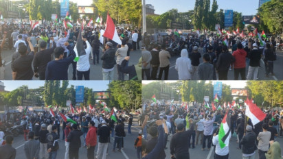 Genosida Dilancarkan Zionis Israel, Aktifis dan Akademisi di Makassar Kecam Zionis di Hari Al Quds Internasional