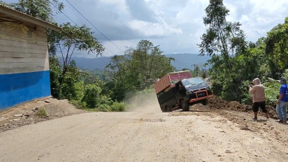 Info Mudik, Waspada Pemudik Melintas di Batu Jomba Tapanuli Selatan Rawan Kecelakaan