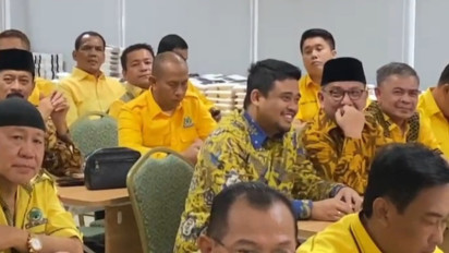 Menantu Jokowi Hadir di DPP Golkar, Bobby Nasution Tersenyum Lepas, Apakah sudah Merapat? 