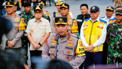 Info Mudik, Kapolri Beberkan Penyebab Macet 12 KM di Jalan Lintas Sumatera: Genangan Air