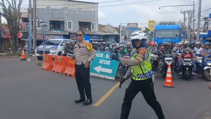 Info Mudik, One Way Diberlakukan di Jalur Gentong Tasikmalaya, Kuras Kepadatan Kendaraan yang Datang dari Arah Bandung