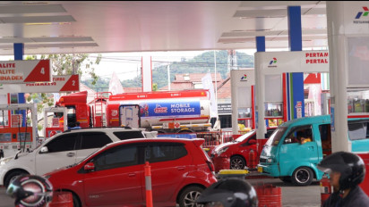 Konsumsi BBM Pertamina H-6 Lebaran Melonjak, Pertamax Turbo Naik 90%