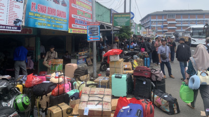 Info Mudik, Terminal Induk Bekasi Penuh Sesak, Lonjakan Penumpang Capai 8 Kali Lipat