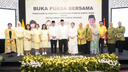 Pengajian Al-hidayah dan Himpunan Wanita Karya Deklarasikan Dukungan Kepada Airlangga sebagai Ketum Golkar 2024-2029