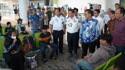 Pantau Arus Mudik di Bandara Sepinggan, Pj Gubernur Kaltim : Ada 175 Penerbangan Dalam Sehari