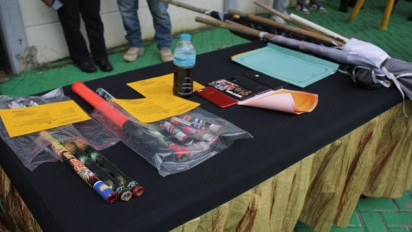 Usai Lakukan Konvoi Membawa Miras dan Petasan, 13 Remaja Diamankan Polisi