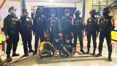 Patroli Jelang Lebaran, Polda Sultra Amankan Tiga Pria Hendak Mencuri dan Bawa Sajam