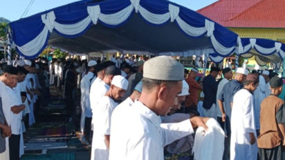 Warga Muslim di Leihitu Maluku Sudah Laksanakan Salat Idul Fitri Hari Ini