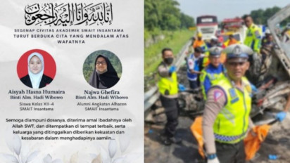 Ayah Belum Lama Meninggal, Kakak Adik Korban Kecelakaan Tol Jakarta Cikampek KM 58 Berniat Ziarah ke Kuningan Jawa Barat