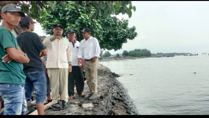 Pantai Kalimoro Banyuwangi Diterjang Abrasi, Sumail Abdullah: Penahan Ombak Ditinggikan