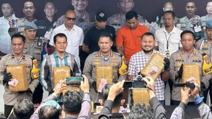 Jelang Lebaran, Giliran Polresta Malang Kota Lumpuhkan Peredaran Narkoba di Jawa Timur: Sita 42 Kilogram Ganja