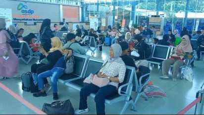 Info Mudik: H -2 Lebaran, Sebanyak 47.165 Penumpang Tiba di Pelabuhan Bakauheni